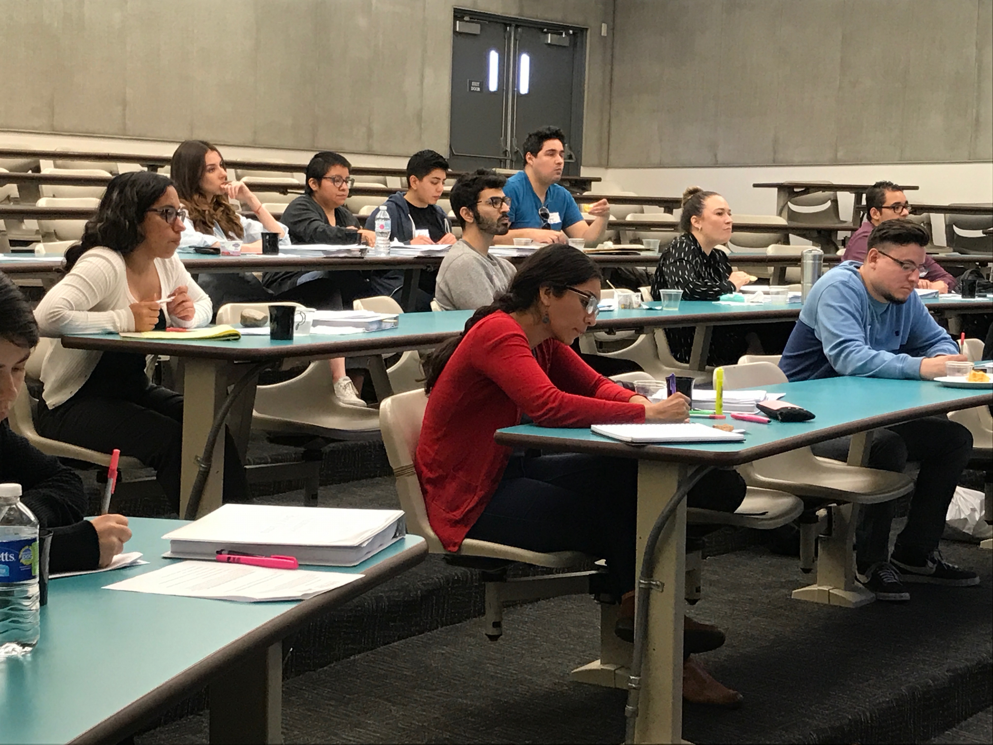 Students in class